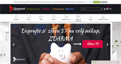 Desktop Screenshot of decotrend.sk
